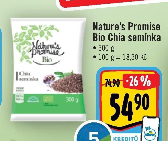 Nature's Promise Bio Chia semínka