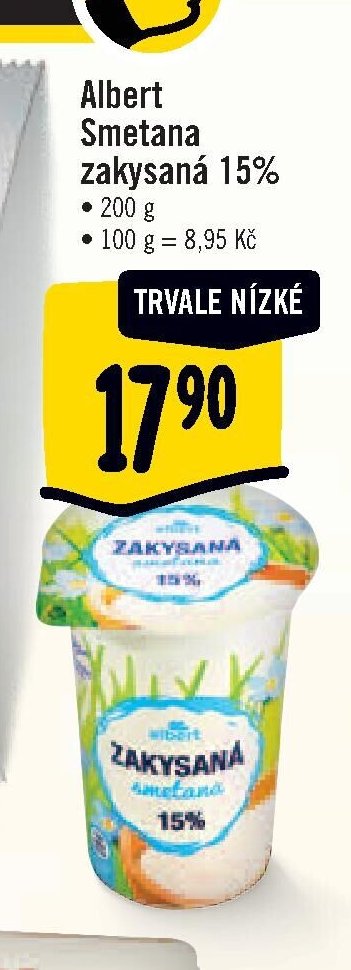 Albert Smetana zakysaná 15%