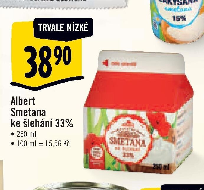 Albert Smetana ke šlehání 33%