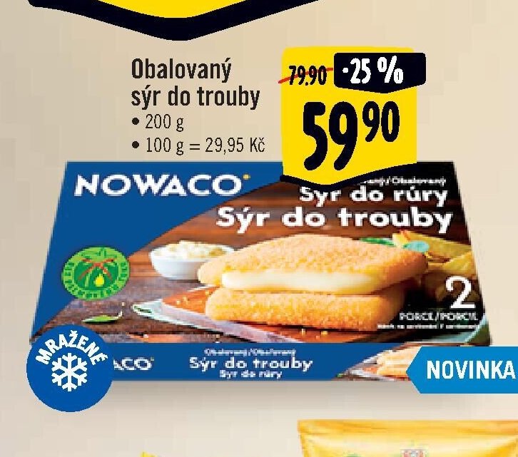 Obalovaný sýr do trouby