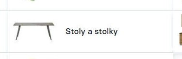 Stoly a stolky