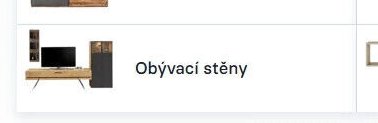 Obývací stěny