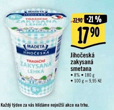 Jihočeská zakysaná smetana