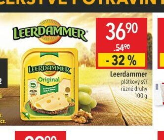 Leerdammer plátkový sýr