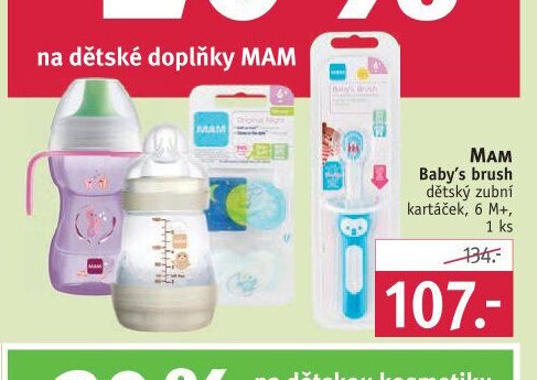 MAM Baby's brush dětský zubní kartáček
