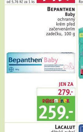 Bepanthen Baby ochranný krém