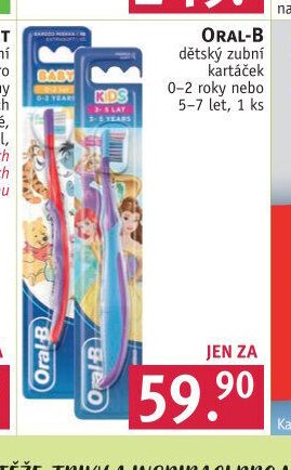 Oral-B dětský zubní kartáček