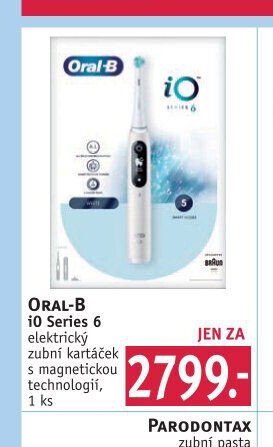 ORAL-B iO series 6 elektrický zubní kartáček s magnetickou technologií, 1 ks