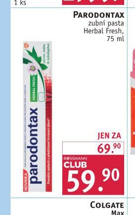 PARODONTAX zubní pasta Herbal Fresh, 75 ml