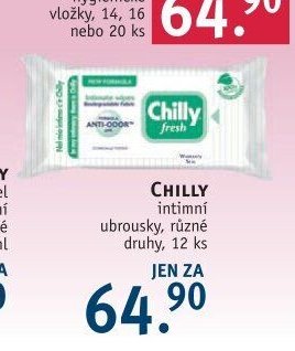 Chilly intimní ubrousky