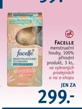 Facelle menstruační houby