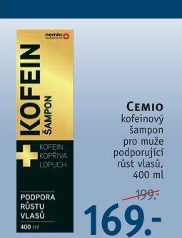 Cemio kofeinový šampon