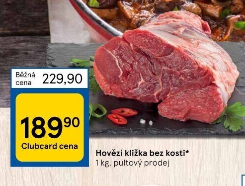 Hovězí kližka bez kosti