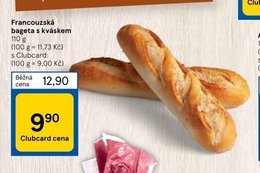 Francouzská bageta s kváskem