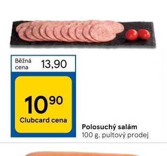 Polosuchý salám