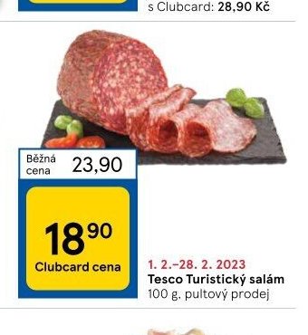 Tesco Turistický salám