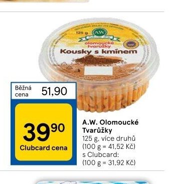 A.W. Olomoucké Tvarůžky 125 g
