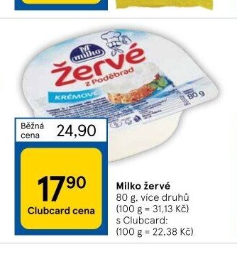 Milko Žervé 80 g