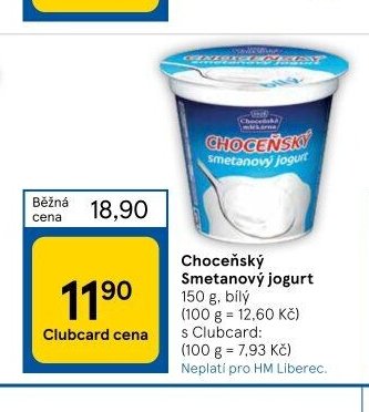 Choceňský Smetanový jogurt 150 g