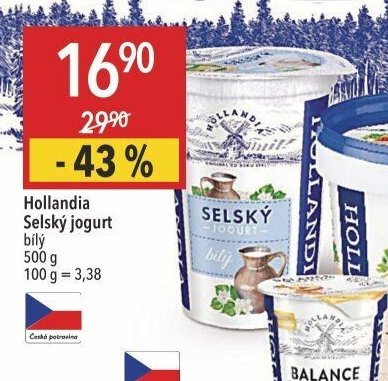 Hollandia Selský jogurt bílý