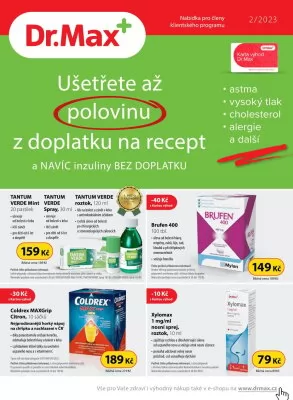 akční leták Dr. Max 1.2.2023-28.2.2023