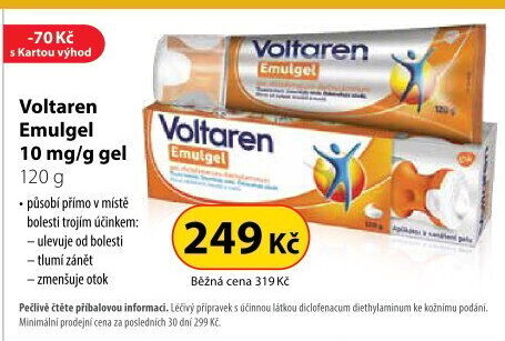 Emulgel proti bolesti Voltaren