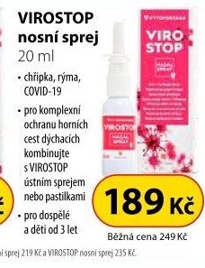 Nosní sprej Virostop Fytofontana
