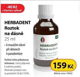 Roztok na dásně Herbadent