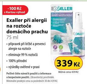 Sprej proti alergii na roztoče Exaller