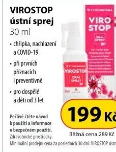 Ústní sprej Virostop Fytofontana