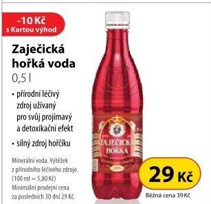 Voda hořká Zaječická