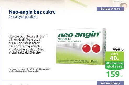 Neo-angin bez cukru