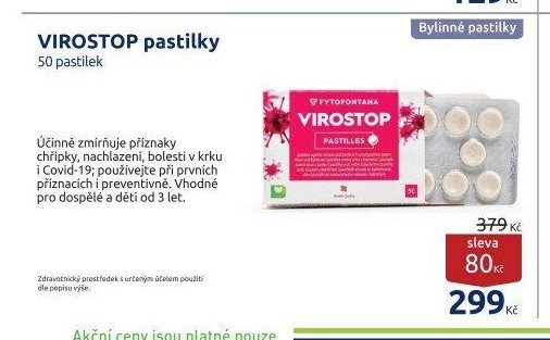 VIROSTOP pastilky 50 pastilek