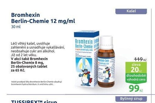 Bromhexin Berlin-Chemie 12 mg/ml