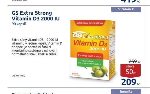 GS Extra Strong Vitamin D3 2000 IU