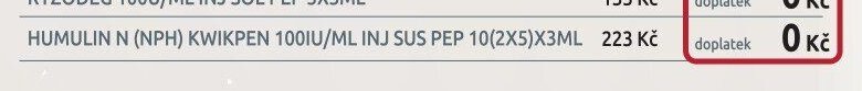 HUMULIN N (NPH) KWIKPEN 100IU/ML INJ SUS PEP 10(2X5)X3ML