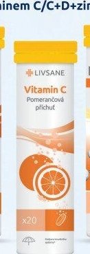 LIVSANE Vitamin C Pomerančová příchuť
