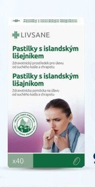 LIVSANE Pastilky s islandským lišejníkem