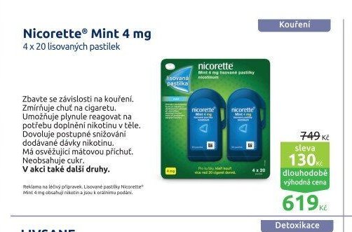 Nicorette Mint 4 mg