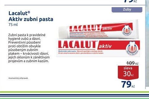 Lacalut Aktiv zubní pasta