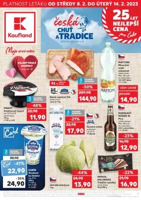 akční leták Kaufland 8.2.2023-14.2.2023