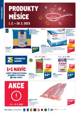 akční leták Makro 1.2.2023-14.2.2023