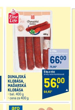 DUNAJSKÁ KLOBÁSA, MAĎARSKÁ KLOBÁSA