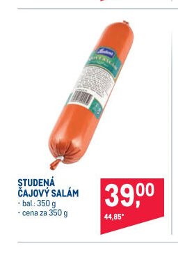 STUDENÁ ČAJOVÝ SALÁM