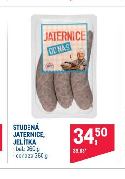 STUDENÁ JATERNICE, JELÍTKA
