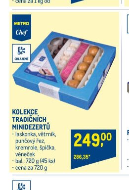 KOLEKCE TRADIČNÍCH MINIDEZERTŮ