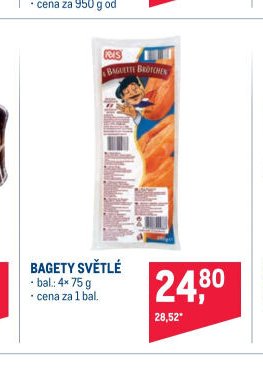 BAGETY SVĚTLÉ