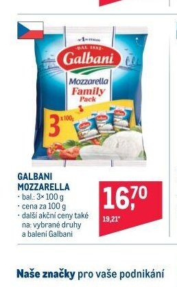 GALBANI MOZZARELLA