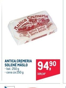 ANTICA CREMERIA SOLENÉ MÁSLO