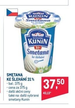 SMETANA KE ŠLEHÁNÍ 31%